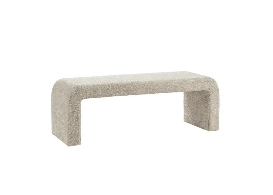 Boucle Waterfall Bench