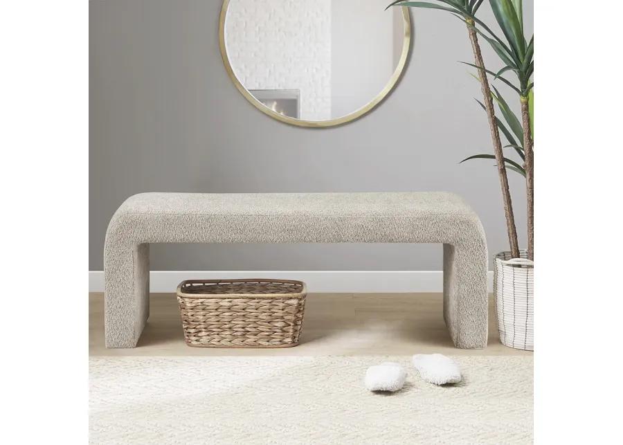 Boucle Waterfall Bench