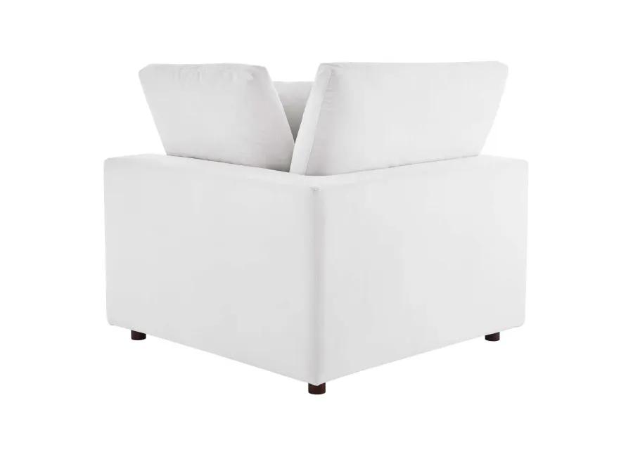 Commix Down Filled Overstuffed Performance Velvet Corner Chair