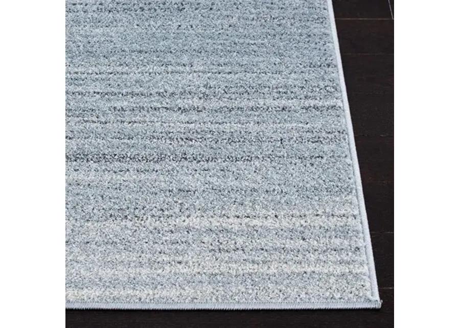 Adirondack Contemporary Grey / Light Grey 2'-6" X 6' Powerloomed Rug