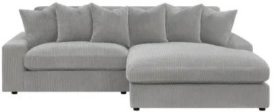 Blaine Upholstered Reversible Sectional Fog