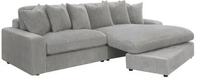 Blaine Upholstered Reversible Sectional Fog