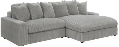 Blaine Upholstered Reversible Sectional Fog