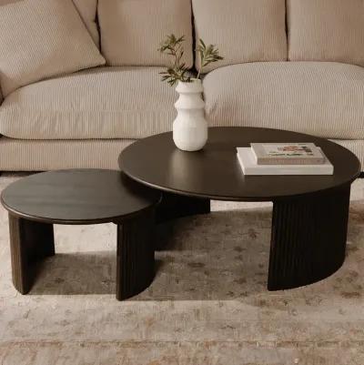 Penny Large Coffee Table Dark Brown