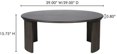 Penny Large Coffee Table Dark Brown