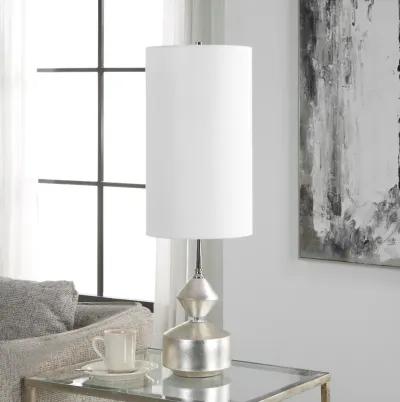 Vial Silver Buffet Lamp