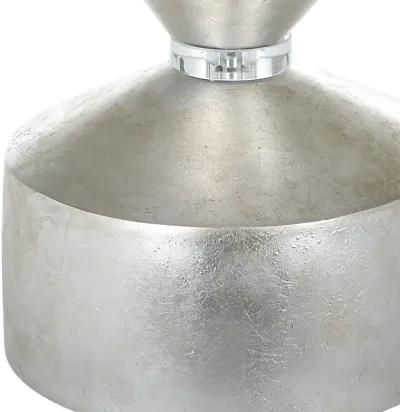 Vial Silver Buffet Lamp