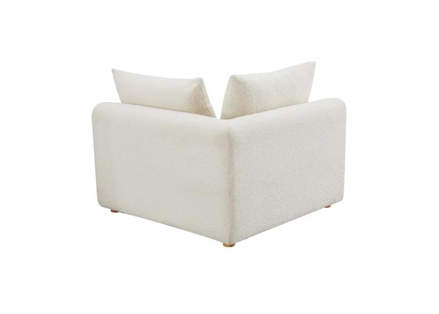 Hangover Cream Boucle Modular Corner Chair