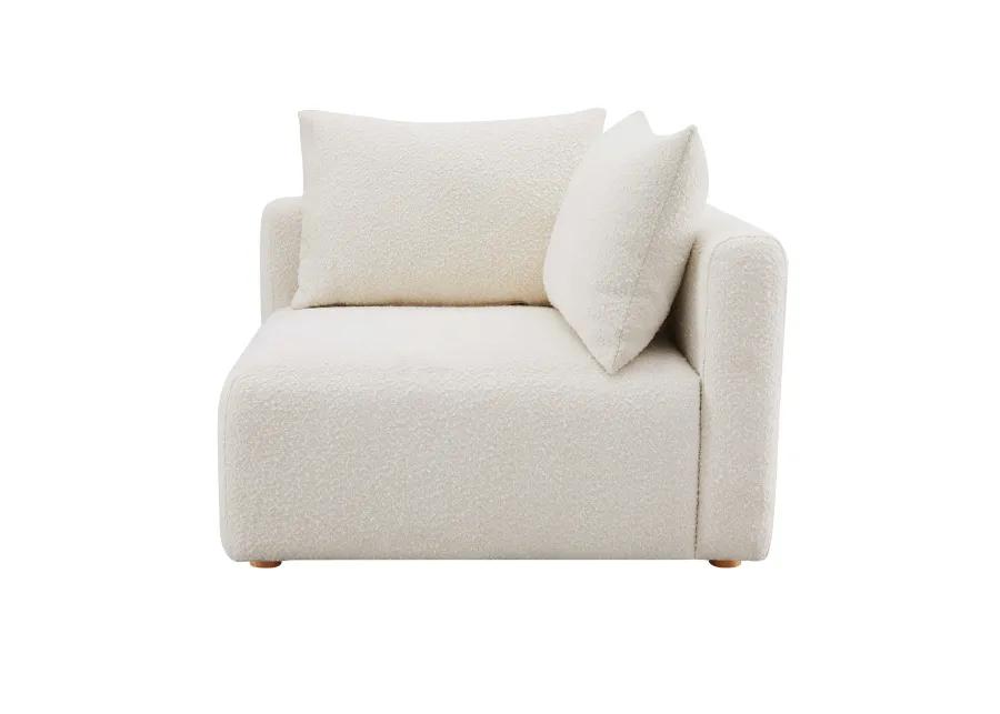 Hangover Cream Boucle Modular Corner Chair