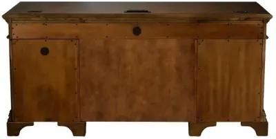 Hartshill Credenza with Power Outlet Burnished Oak