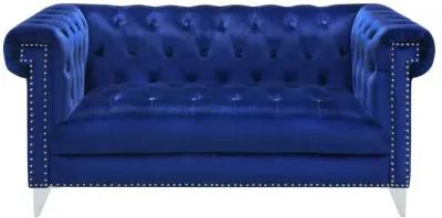 Bleker 2-piece Tuxedo Arm Living Room Set Blue