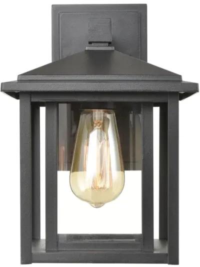 Solitude 11" High 1-Light Outdoor Sconce - Matte Black