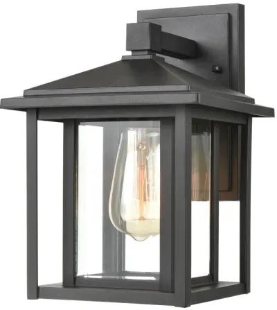 Solitude 11" High 1-Light Outdoor Sconce - Matte Black