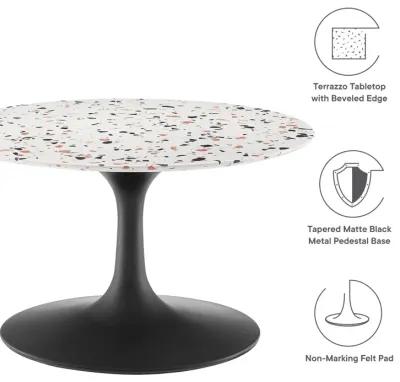 Lippa 28" Round Terrazzo Coffee Table