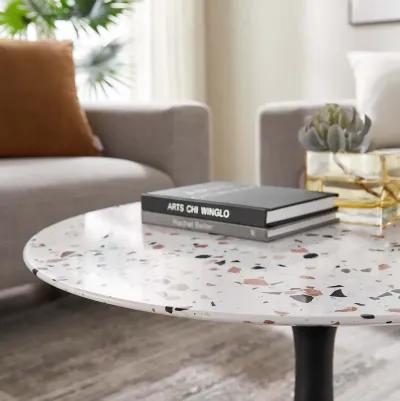 Lippa 28" Round Terrazzo Coffee Table