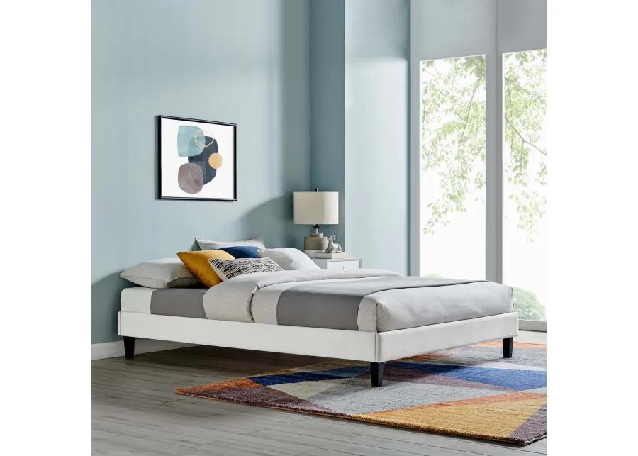 Reign Full Performance Velvet Platform Bed Frame