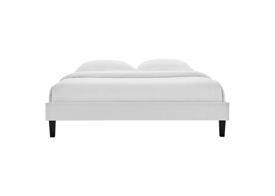 Reign Full Performance Velvet Platform Bed Frame