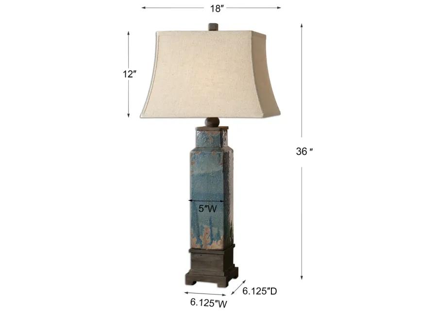 Soprana Blue Table Lamp