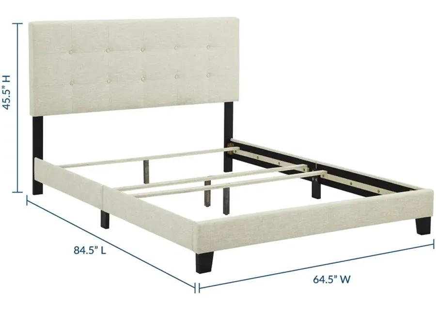 Amira Queen Upholstered Fabric Bed