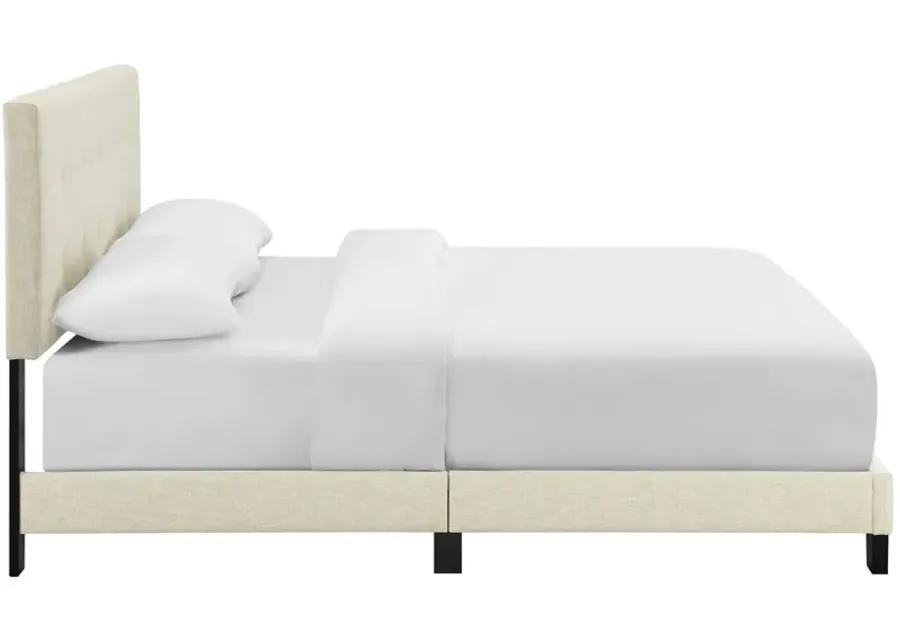 Amira Queen Upholstered Fabric Bed