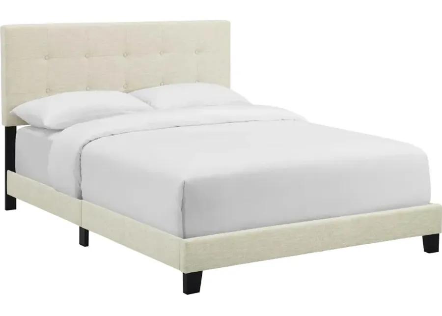 Amira Queen Upholstered Fabric Bed