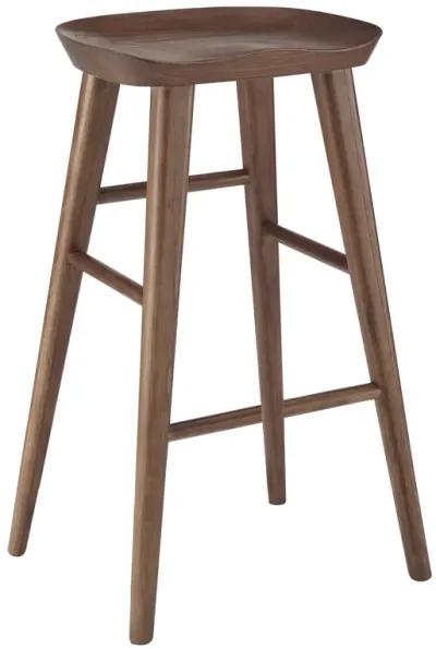 Vieno Counter Stool in Walnut - Set of 1