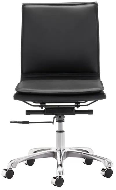 Lider Plus Armless Office Chair Black