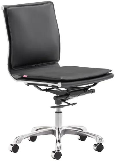 Lider Plus Armless Office Chair Black