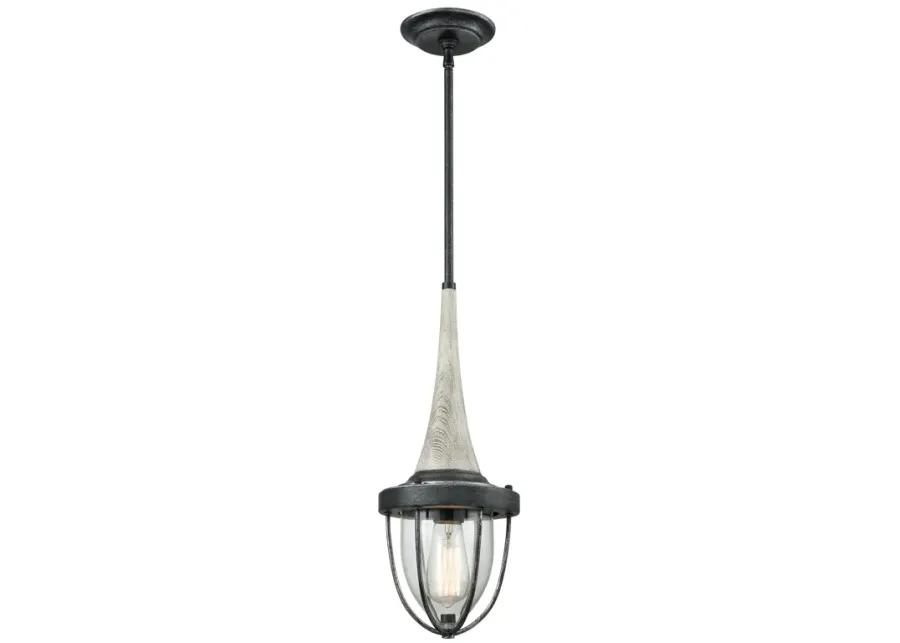 Sturgis 7" Wide 1-Light Mini Pendant - Silvered Graphite