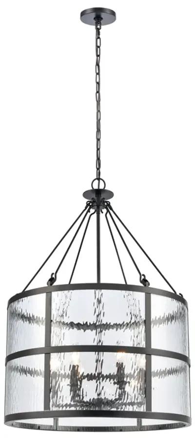 Solace 24" Wide 6-Light Pendant - Matte Black