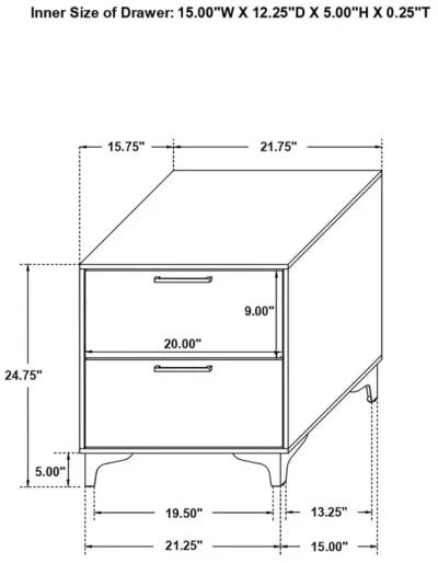 Kendall 5-piece California King Bedroom Set White