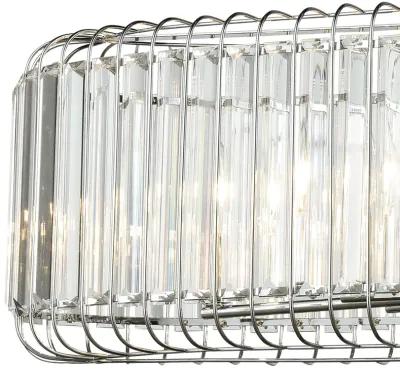 Beaumont 32" Wide 6-Light Chandelier - Polished Chrome