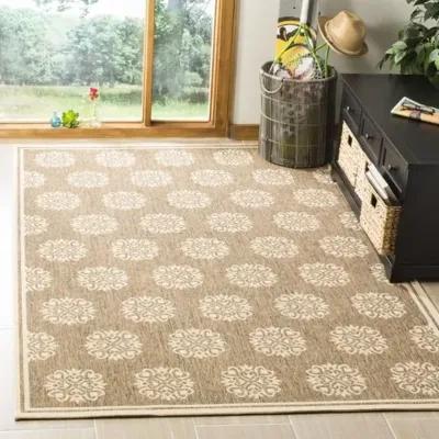 LINDEN 181 Collection LND181B-5 Beige / Cream 5'-3" X 7'-6"