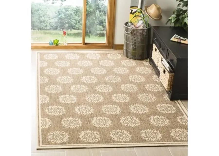 LINDEN 181 Collection LND181B-5 Beige / Cream 5'-3" X 7'-6"