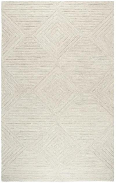 Idyllic Natural  Solid Wool 8' x 10' Rectangle Rug