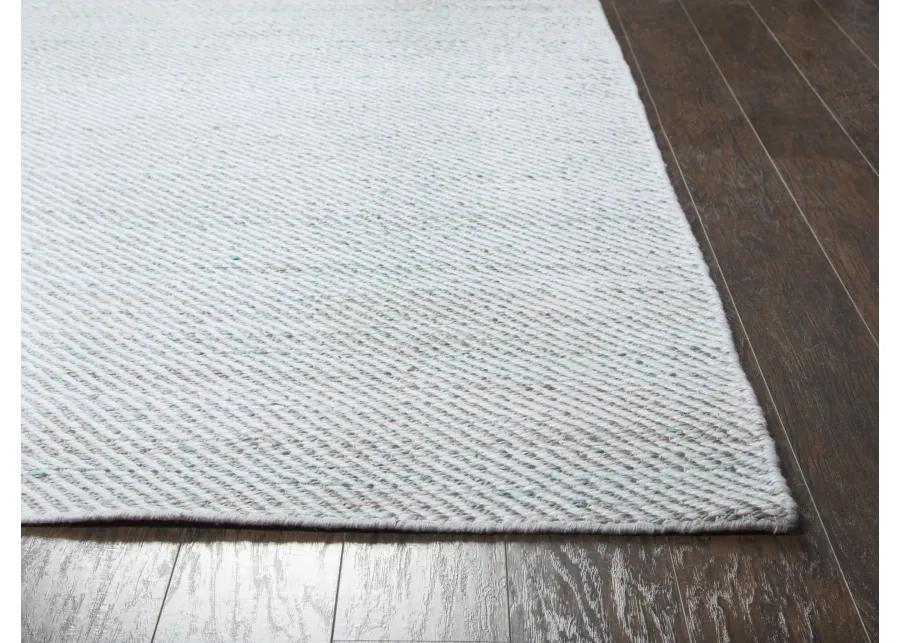 Ellington Gray Stripe  Jute / Wool  3' x 5' Rectangle Rug