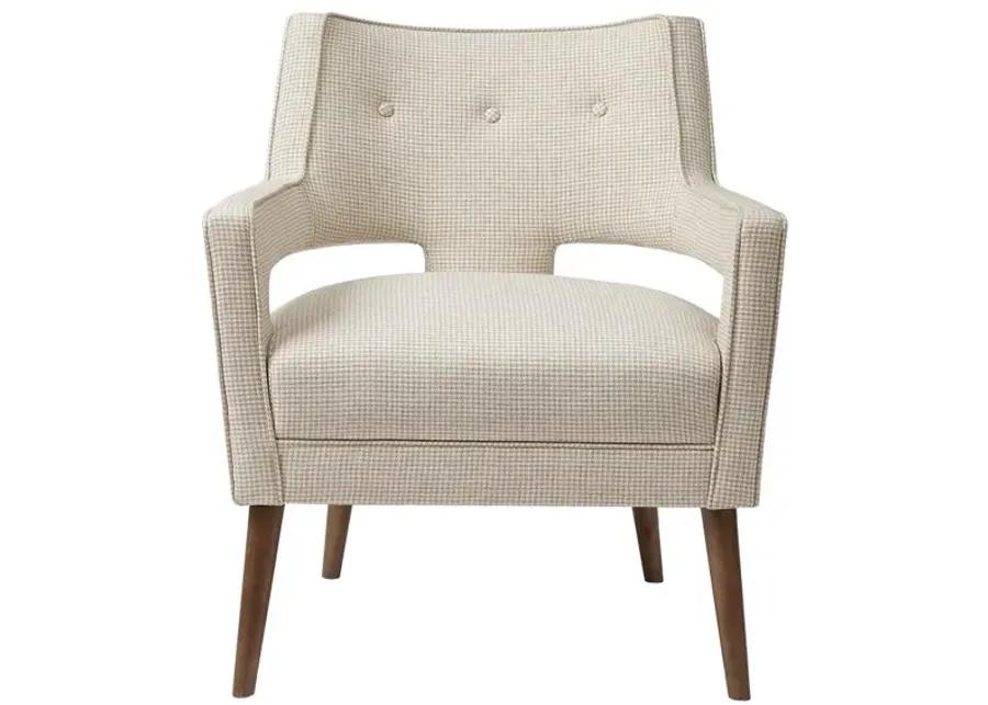 Madison Park Palmer Cream Accent Chair