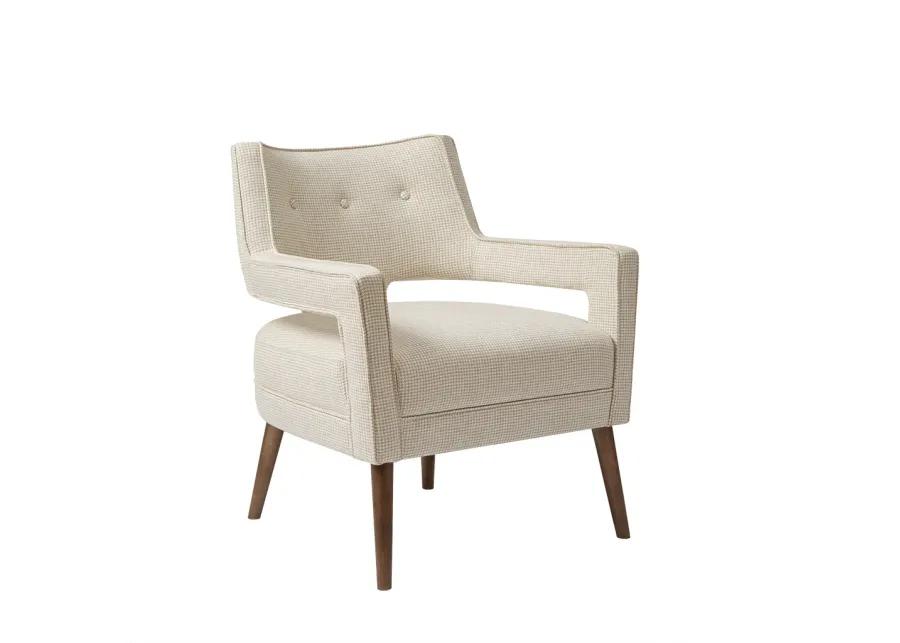 Madison Park Palmer Cream Accent Chair