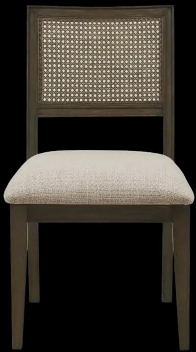 INK+IVY Kelly Brown Armless Dining Chair Set of 2