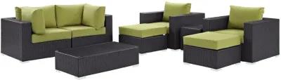 Convene 8 Piece Outdoor Patio Sectional Set