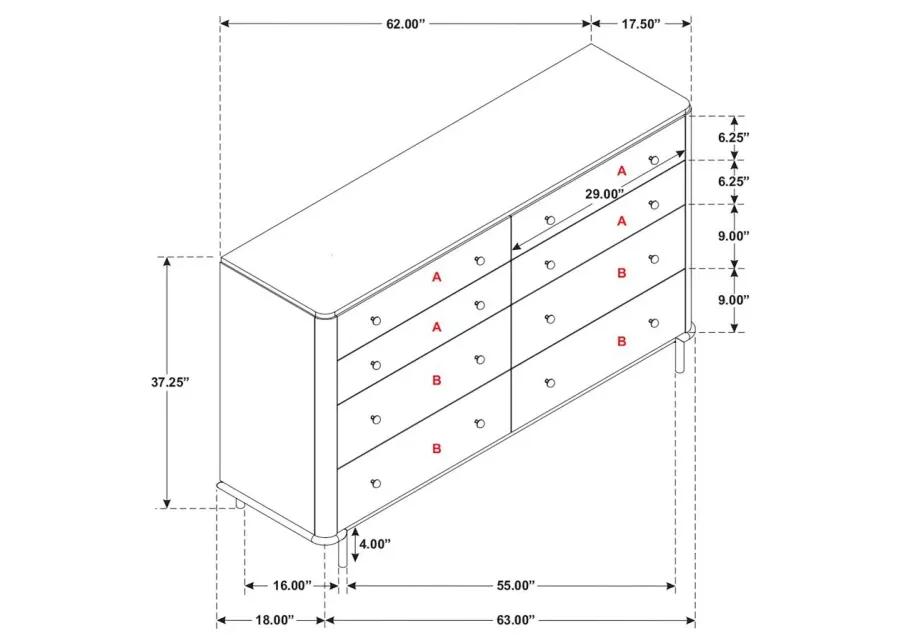 Aaliyah 8-Drawer Dresser 