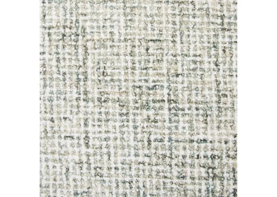 Brindleton Green Tweed Wool 3' x 5' Rectangle Rug