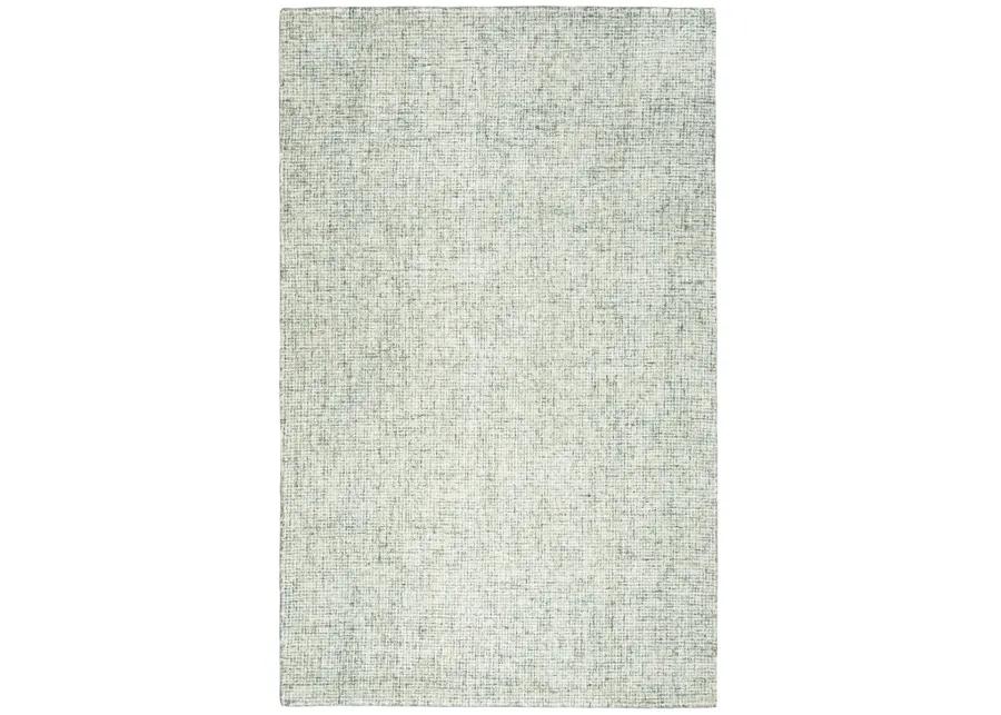 Brindleton Green Tweed Wool 3' x 5' Rectangle Rug