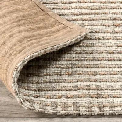 Huntington 9'x12' Handwoven Jute Sustainable Ivory Accent Area Rug