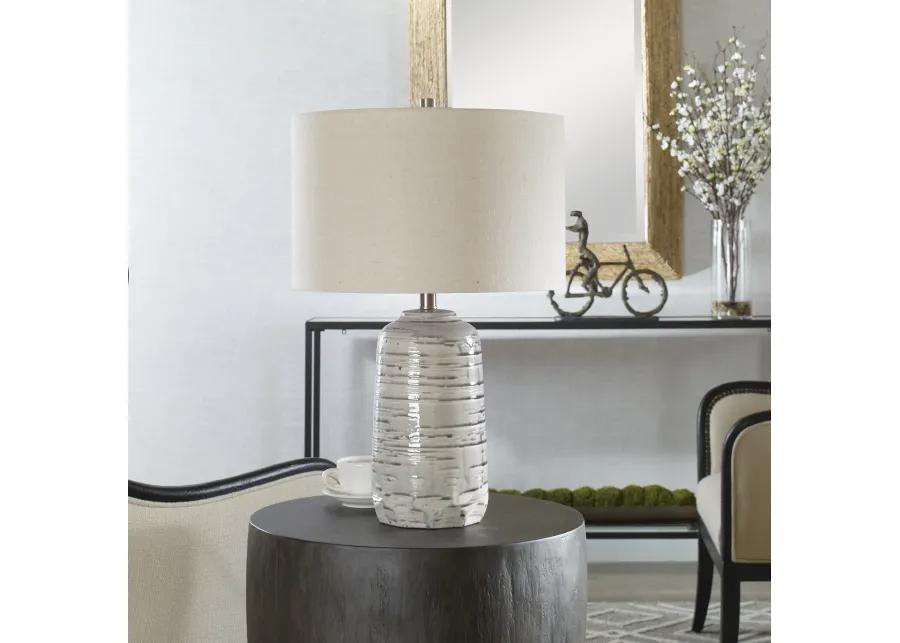 Uttermost Cyclone Ivory Table Lamp