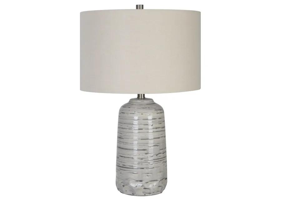 Uttermost Cyclone Ivory Table Lamp