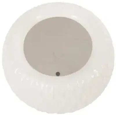 ripple planter, gel coat white