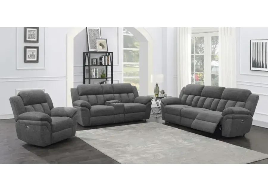 Bahrain Upholstered Power Sofa Charcoal