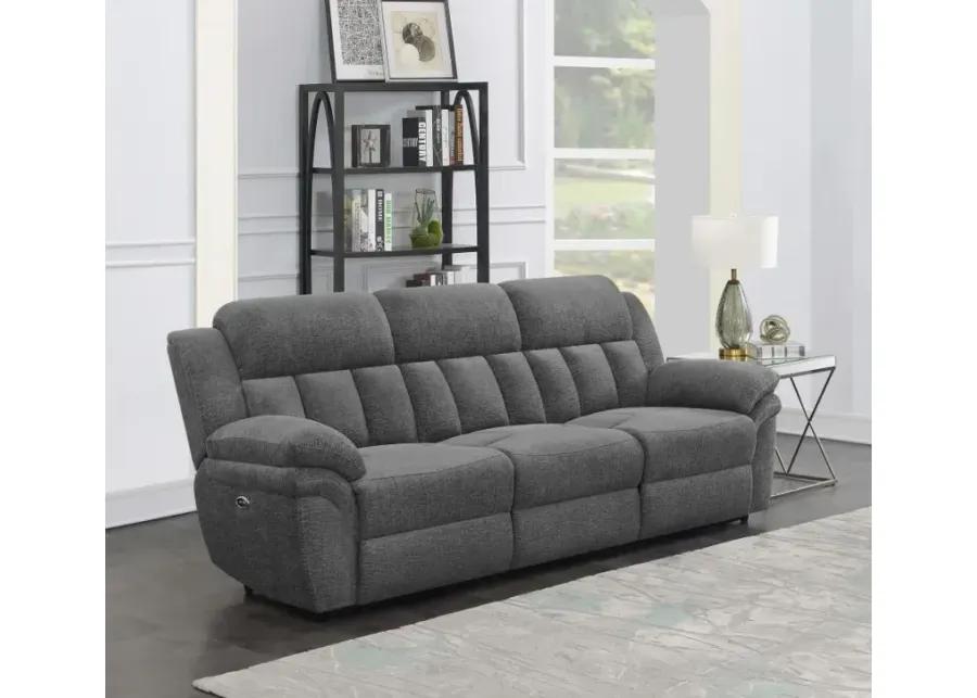 Bahrain Upholstered Power Sofa Charcoal