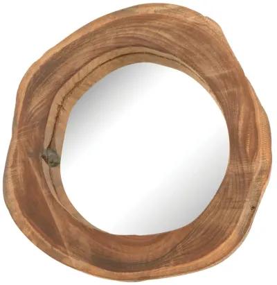 Teak Wood Wall Mirror - Set of 3